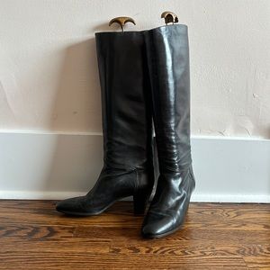 BALLY Knee High Black Boot - 39